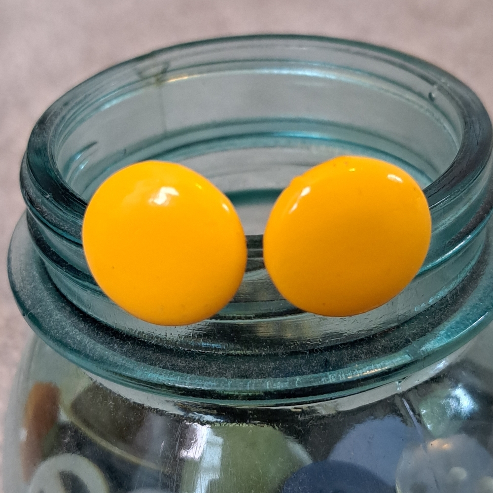 Vintage Yellow Earrings